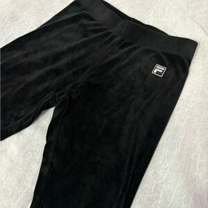 Fila Women's Black Velour Joggers
